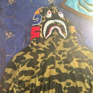 Bape hoodie zip up